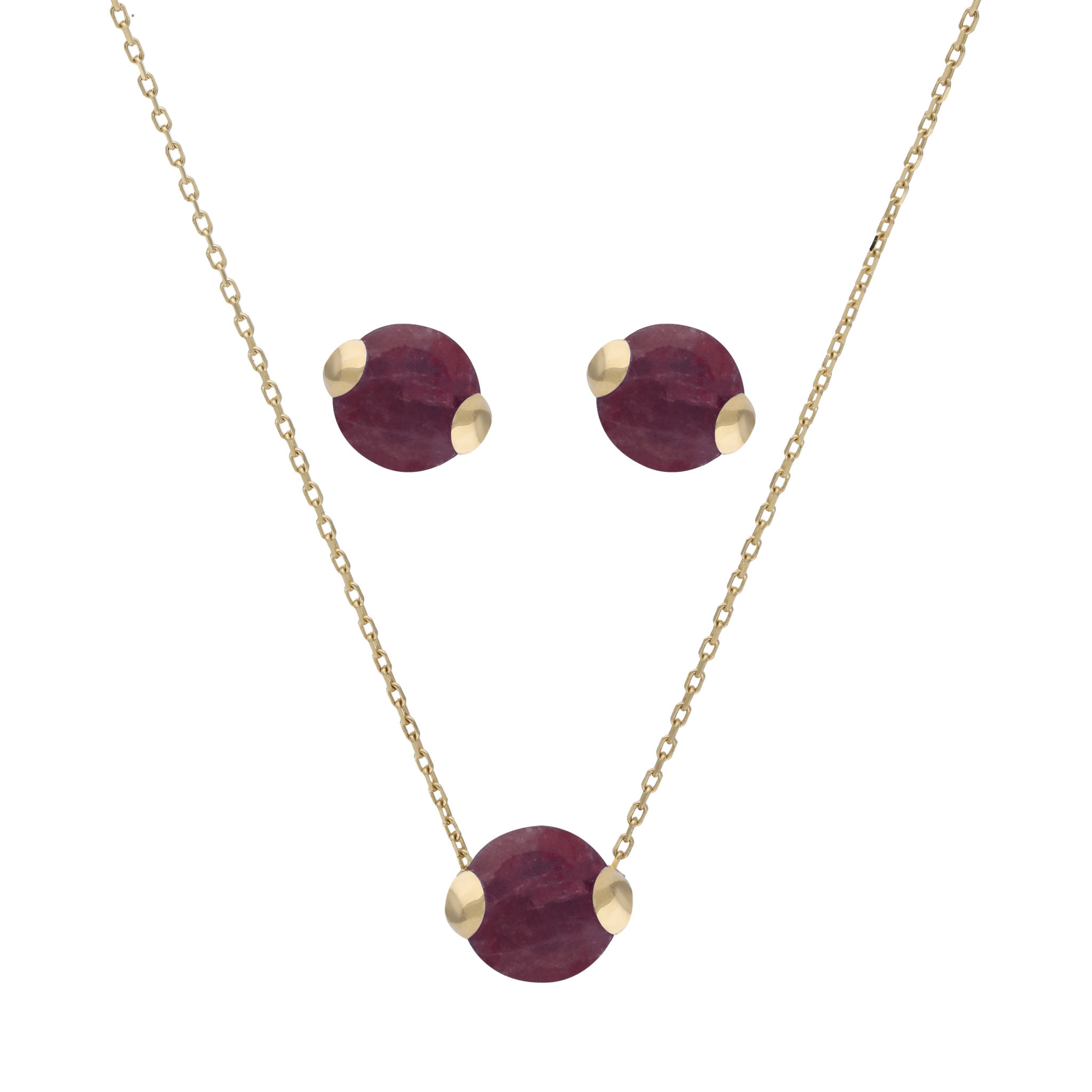 Set broquel y dije esmeralda/zafiro/rubí