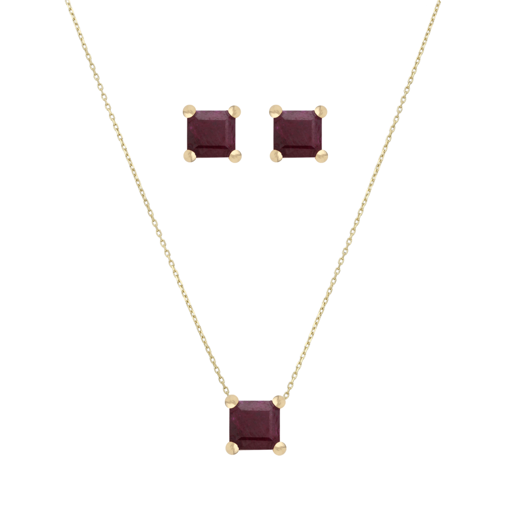 Set broquel y dije esmeralda/zafiro/rubí