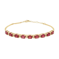 Pulsera rubíes 14K