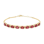 Pulsera rubíes 18K