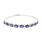 Pulsera zafiros 18K