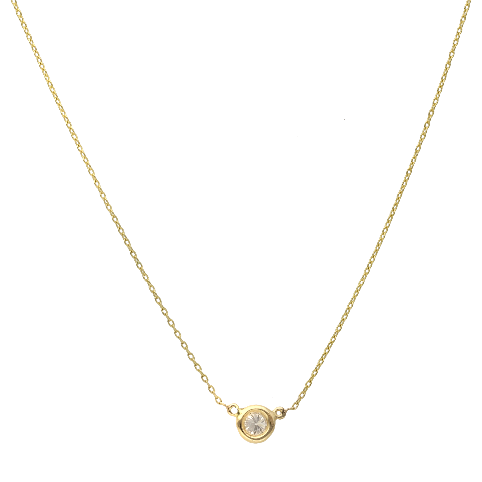 Collar dije 1 brillante 14K