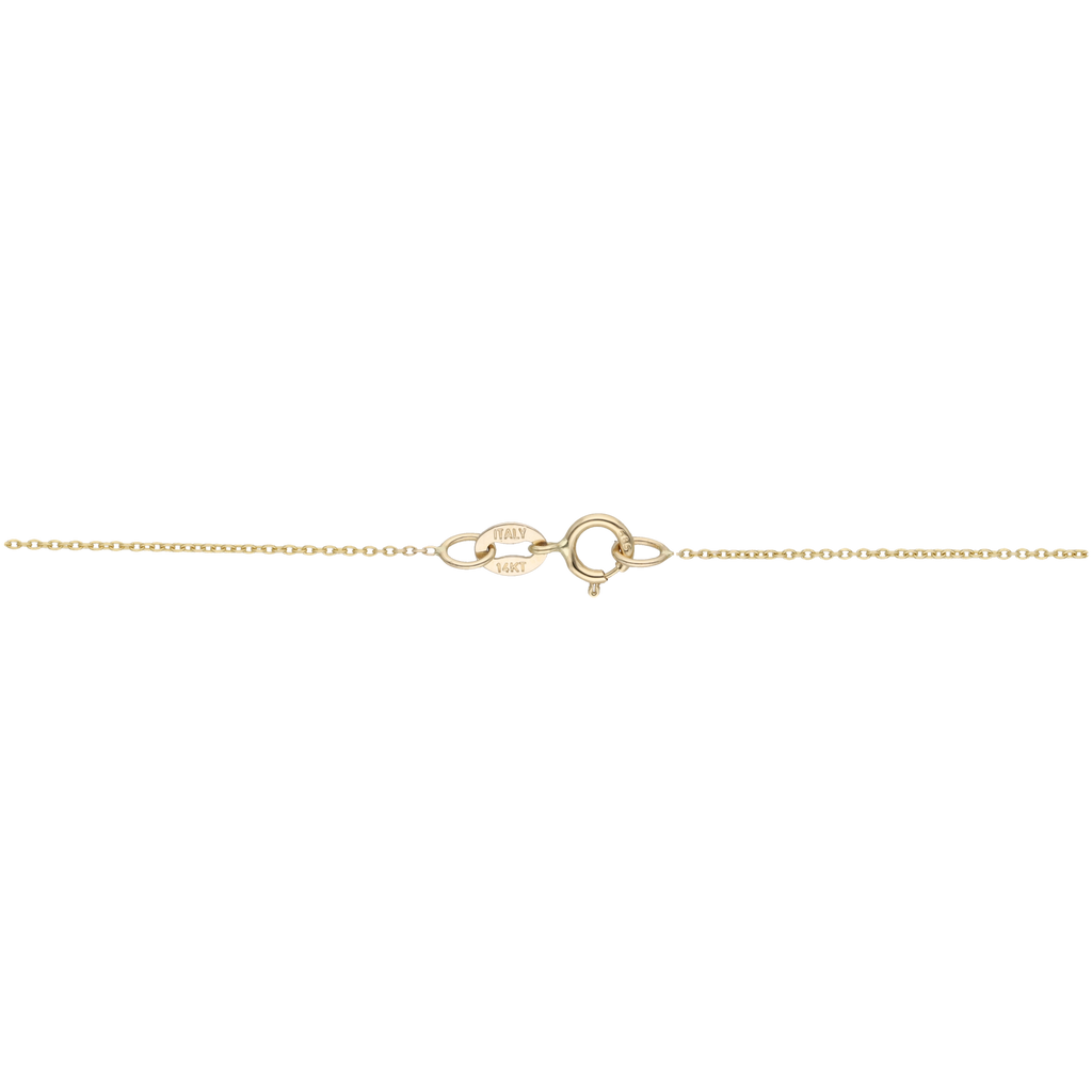 Collar dije 1 brillante 14K