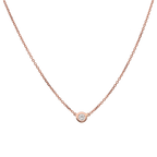 Collar dije 1 brillante 14K
