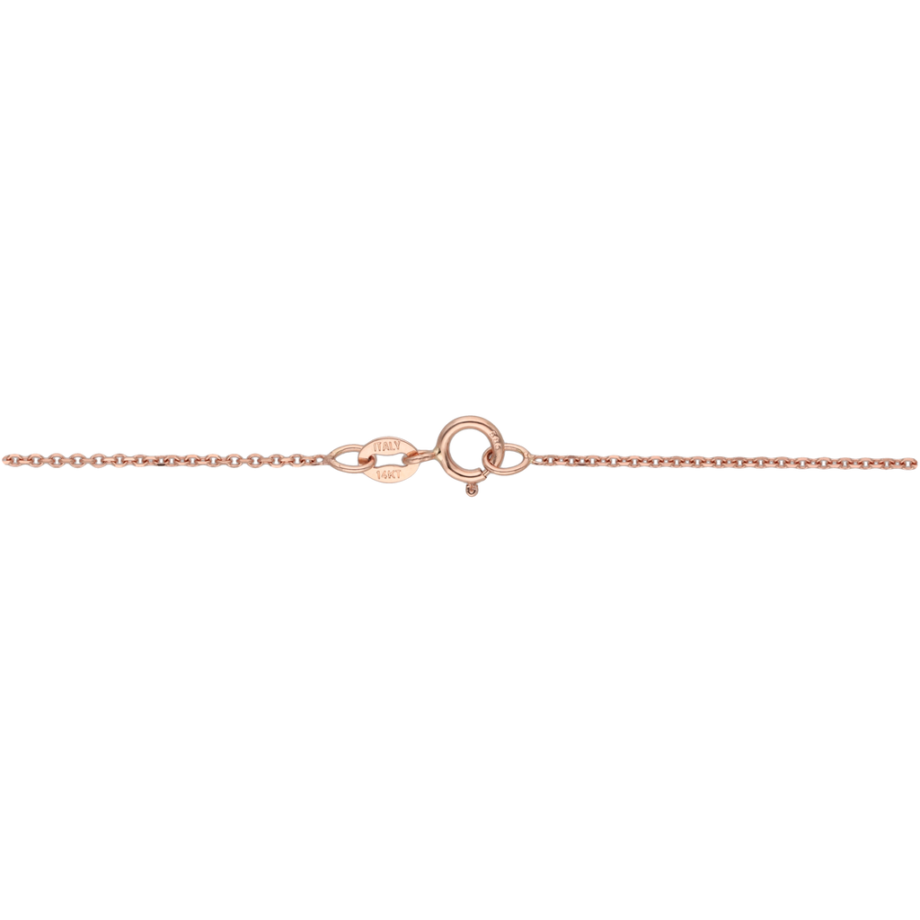Collar dije 1 brillante 14K