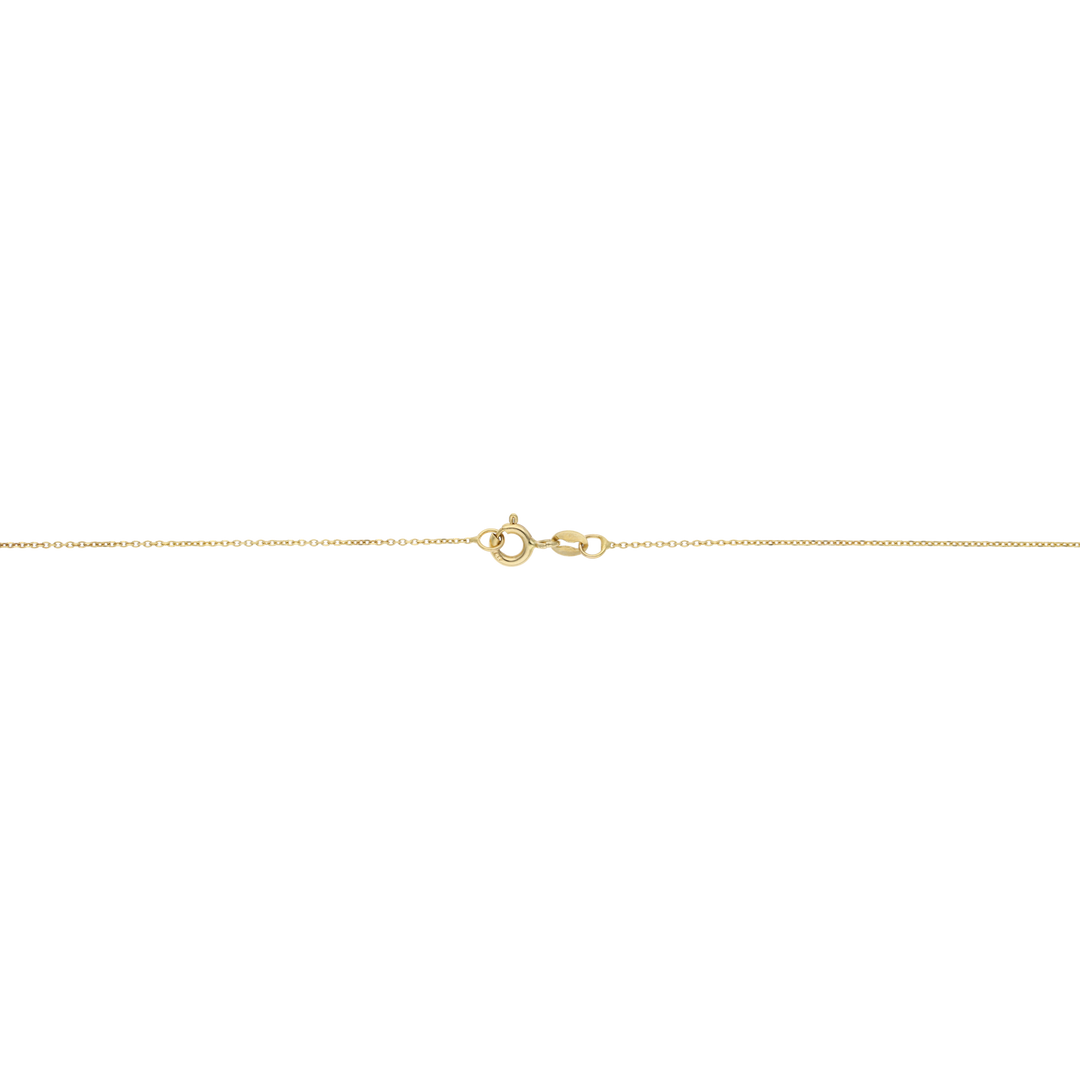 Collar largo tipo rosario perlas 14K