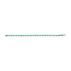Pulsera tipo tennis oval 14K