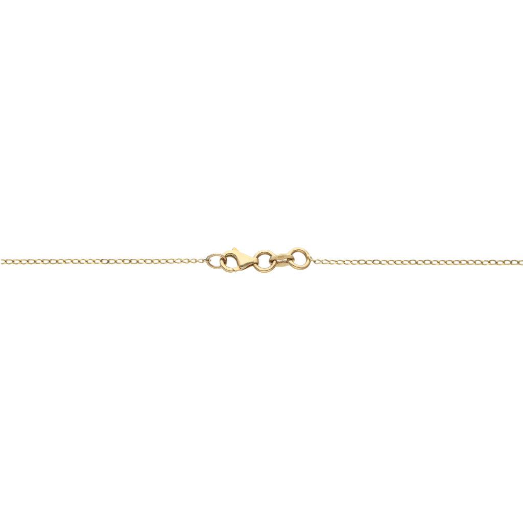 Collar Sagrado Corazón piedras 14K