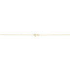 Collar medalla oval porcelana Guadalupe 14K