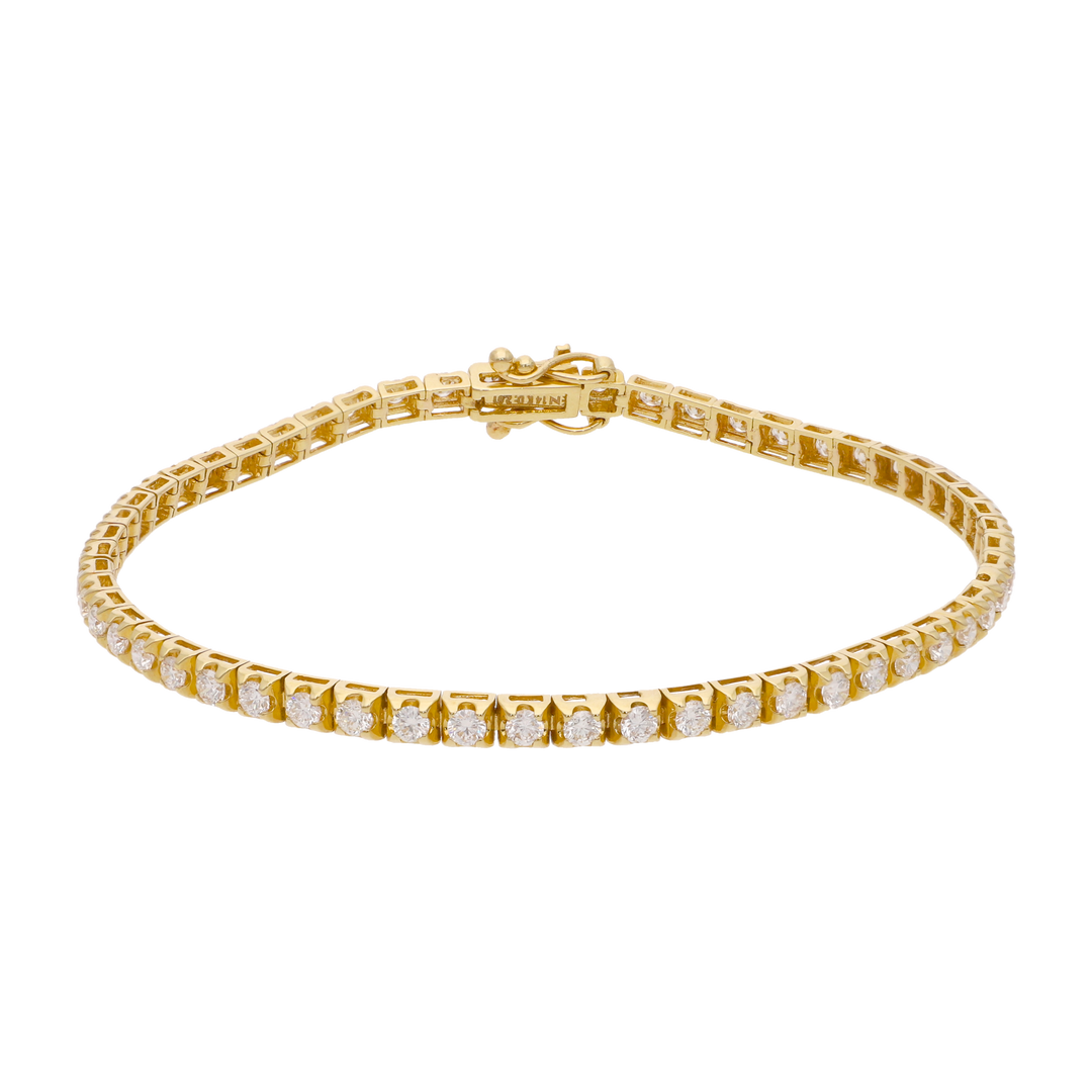 Tennis bracelet brillantes 2.02ct 14K