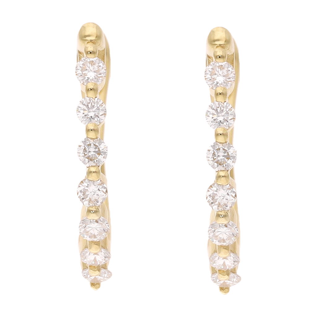 Arracadas brillantes 0.36ct 14K
