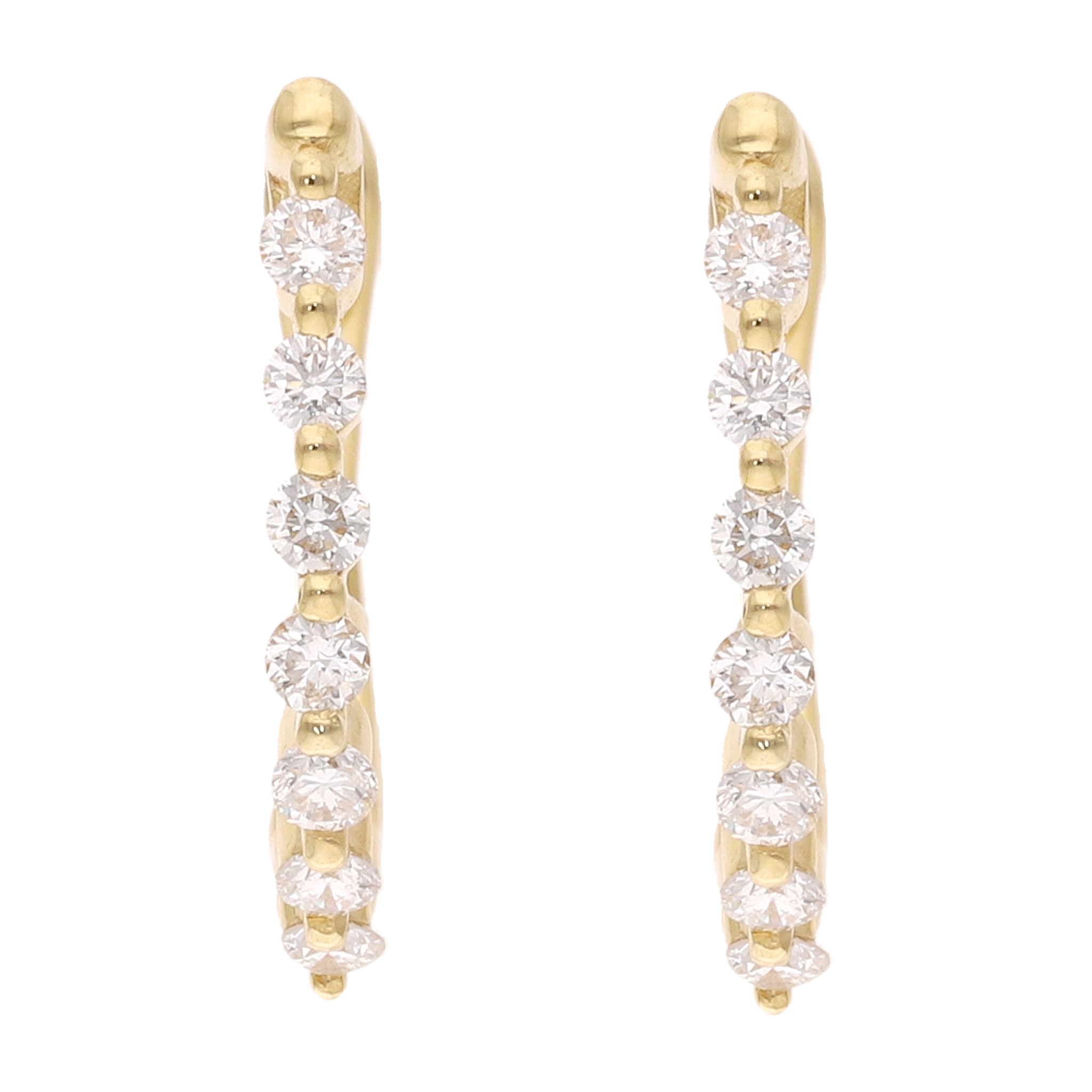 Arracadas brillantes 0.36ct 14K