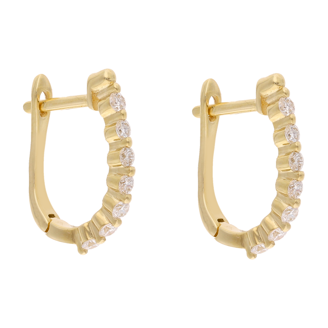 Arracadas brillantes 0.36ct 14K