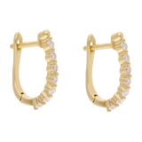 Arracadas brillantes 0.36ct 14K