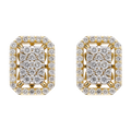 Broquel brillantes 0.41ct oro amarillo 14K