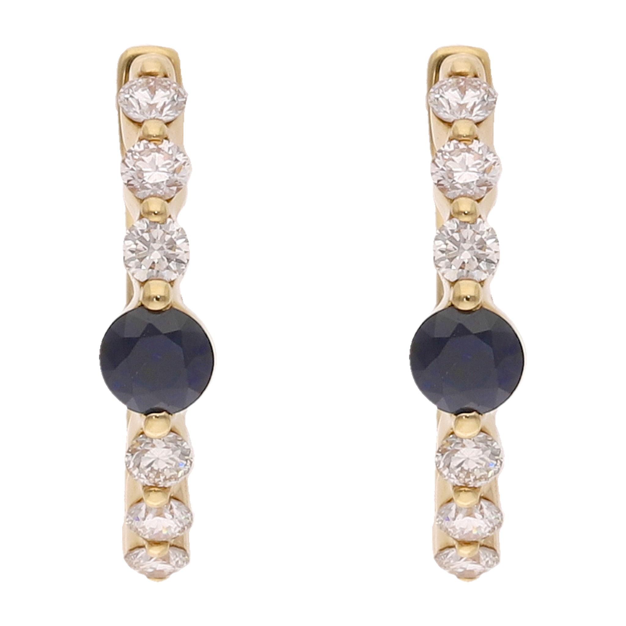 Huggies zafiro y brillantes 14K