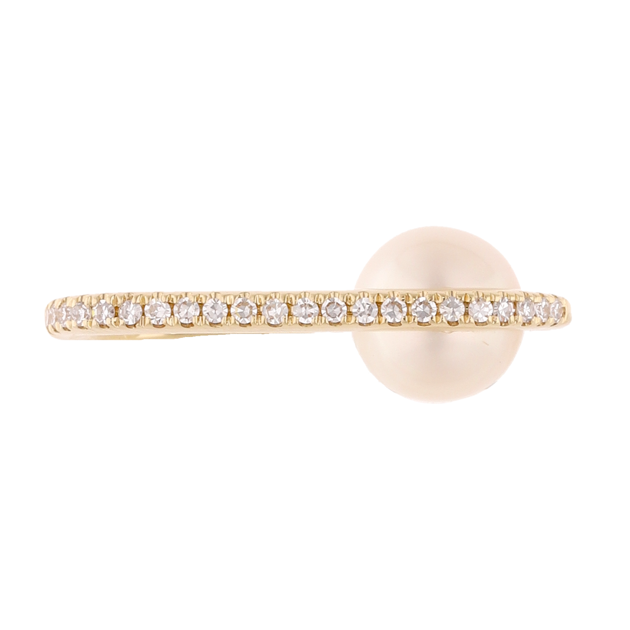 Earcuff clip diamantes 14K