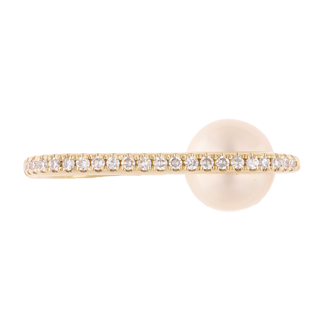 Earcuff clip diamantes 14K