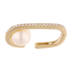 Earcuff clip diamantes 14K