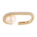 Earcuff clip diamantes 14K