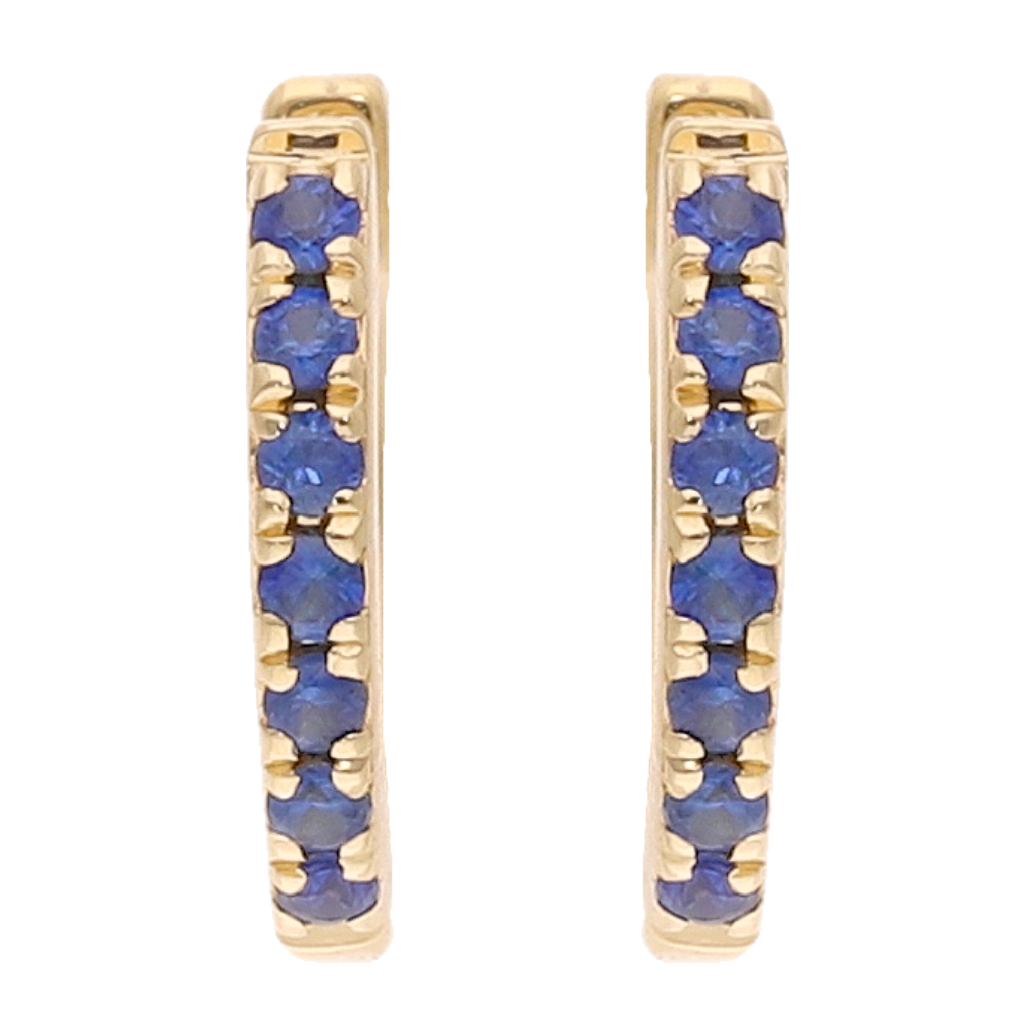 Huggies zafiros oro amarillo 14K