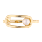 Earcuff clip perla 14K