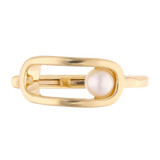 Earcuff clip perla 14K
