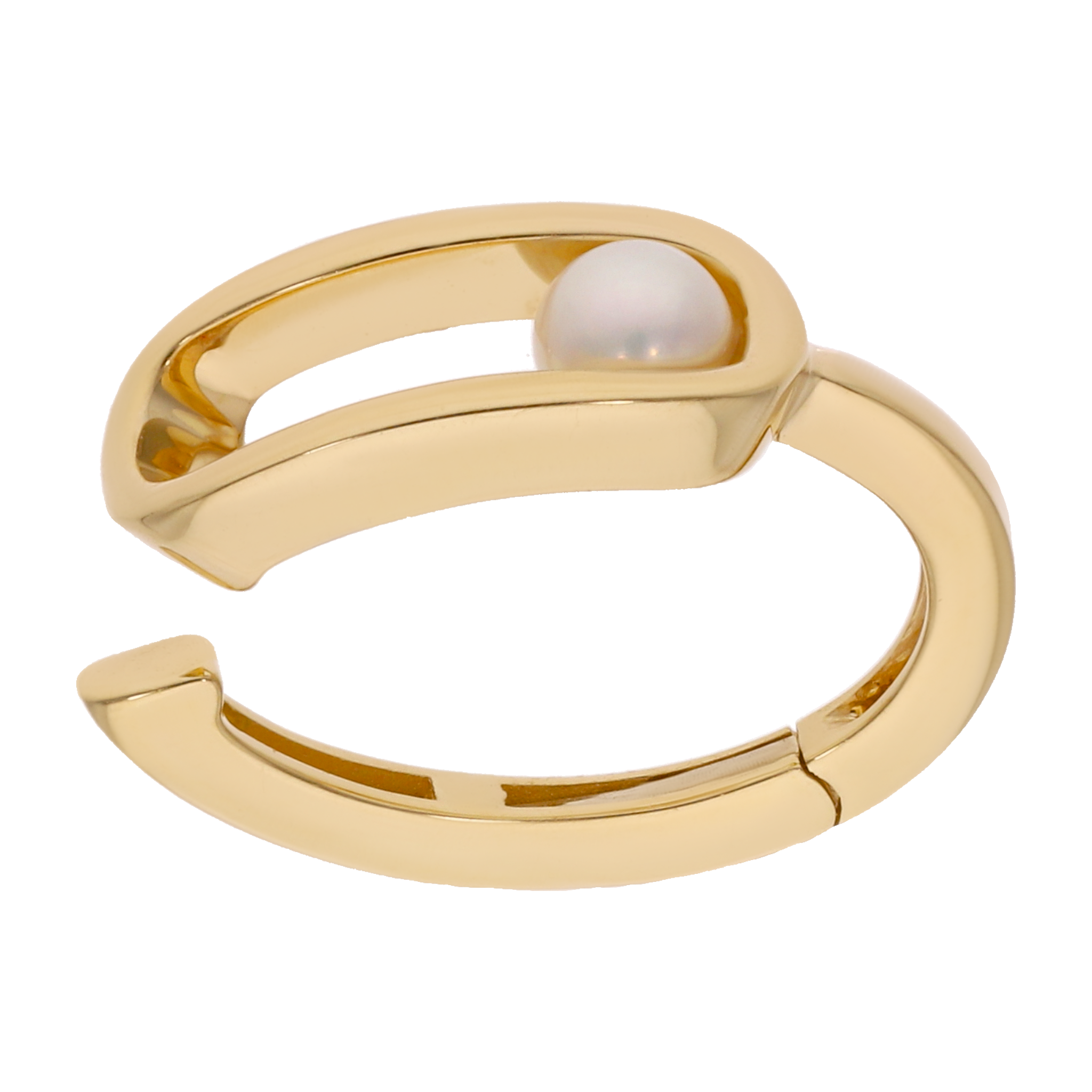 Earcuff clip perla 14K