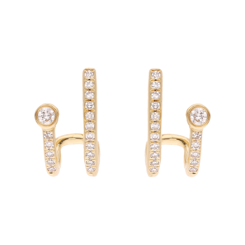 Medias huggies 2 líneas brillantes 14K