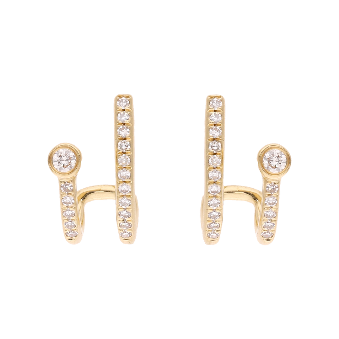 Medias huggies 2 líneas brillantes 14K