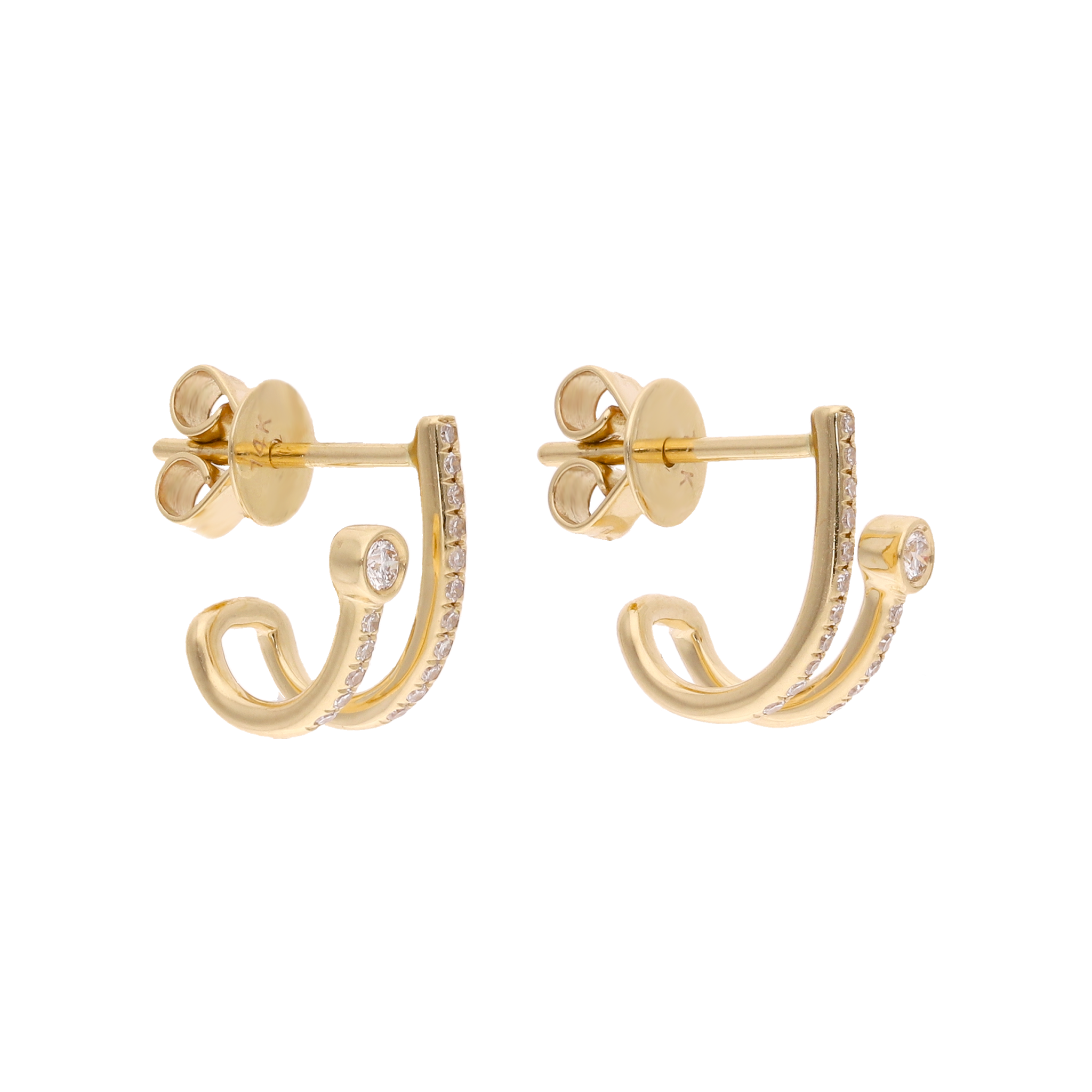 Medias huggies 2 líneas brillantes 14K