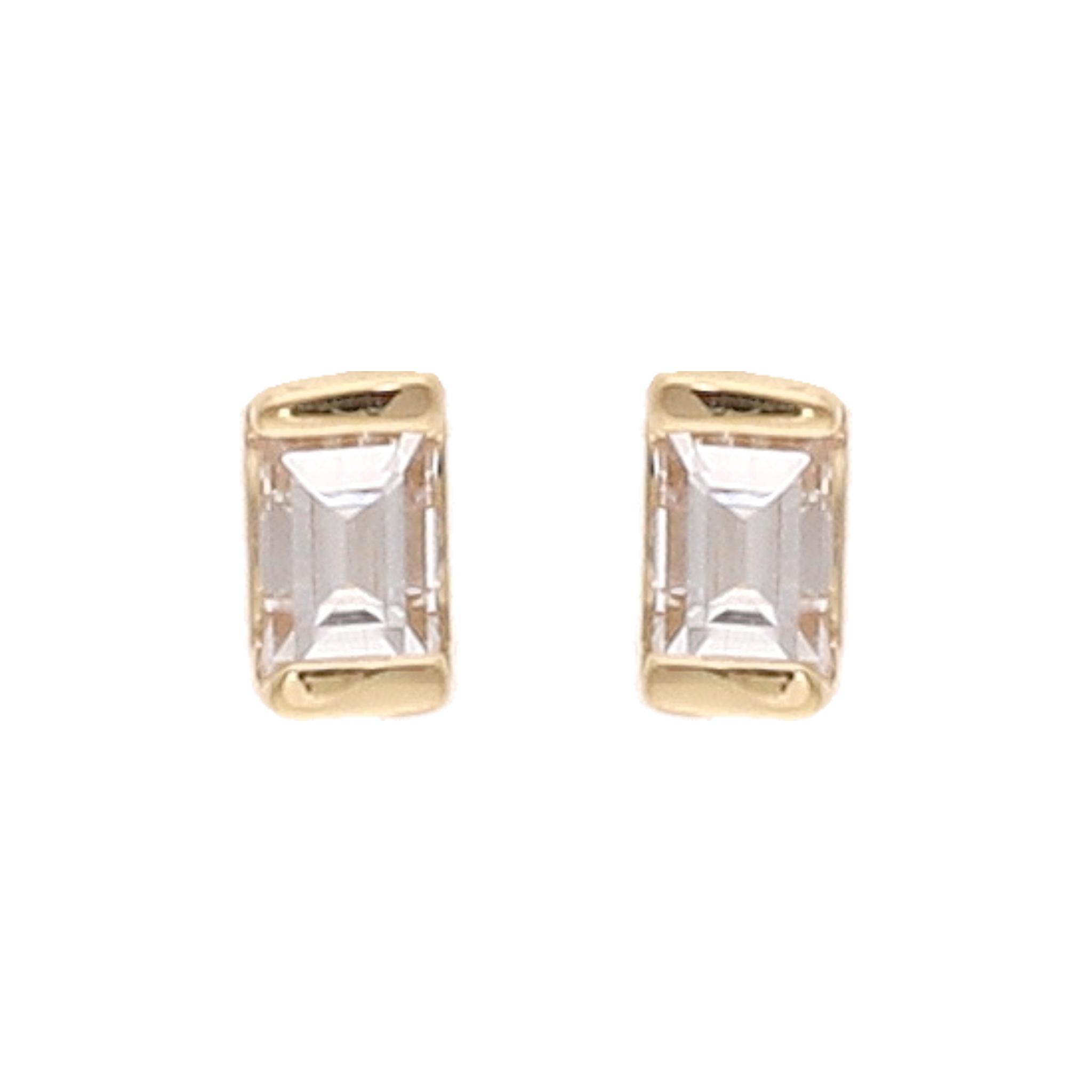 Broquel mini baguette 14K