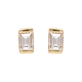 Broquel mini baguette 14K