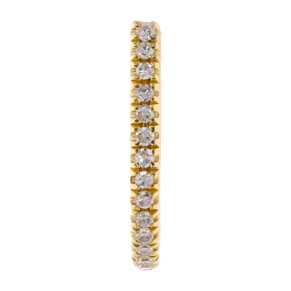 Earcuff diamantes oro amarillo 14K