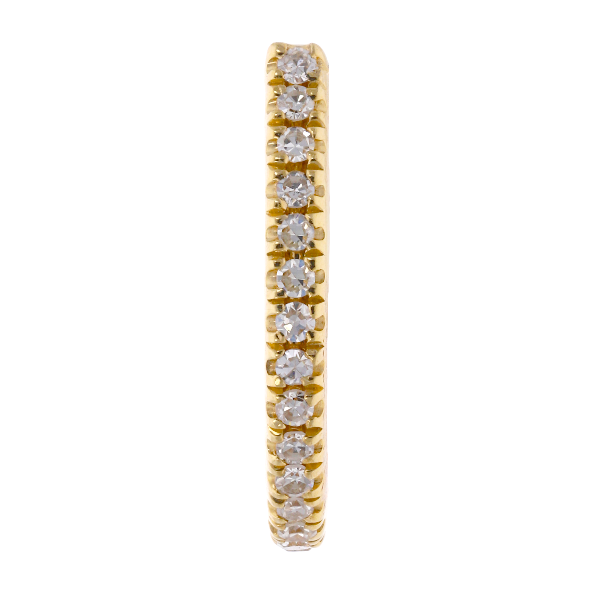 Earcuff diamantes oro amarillo 14K