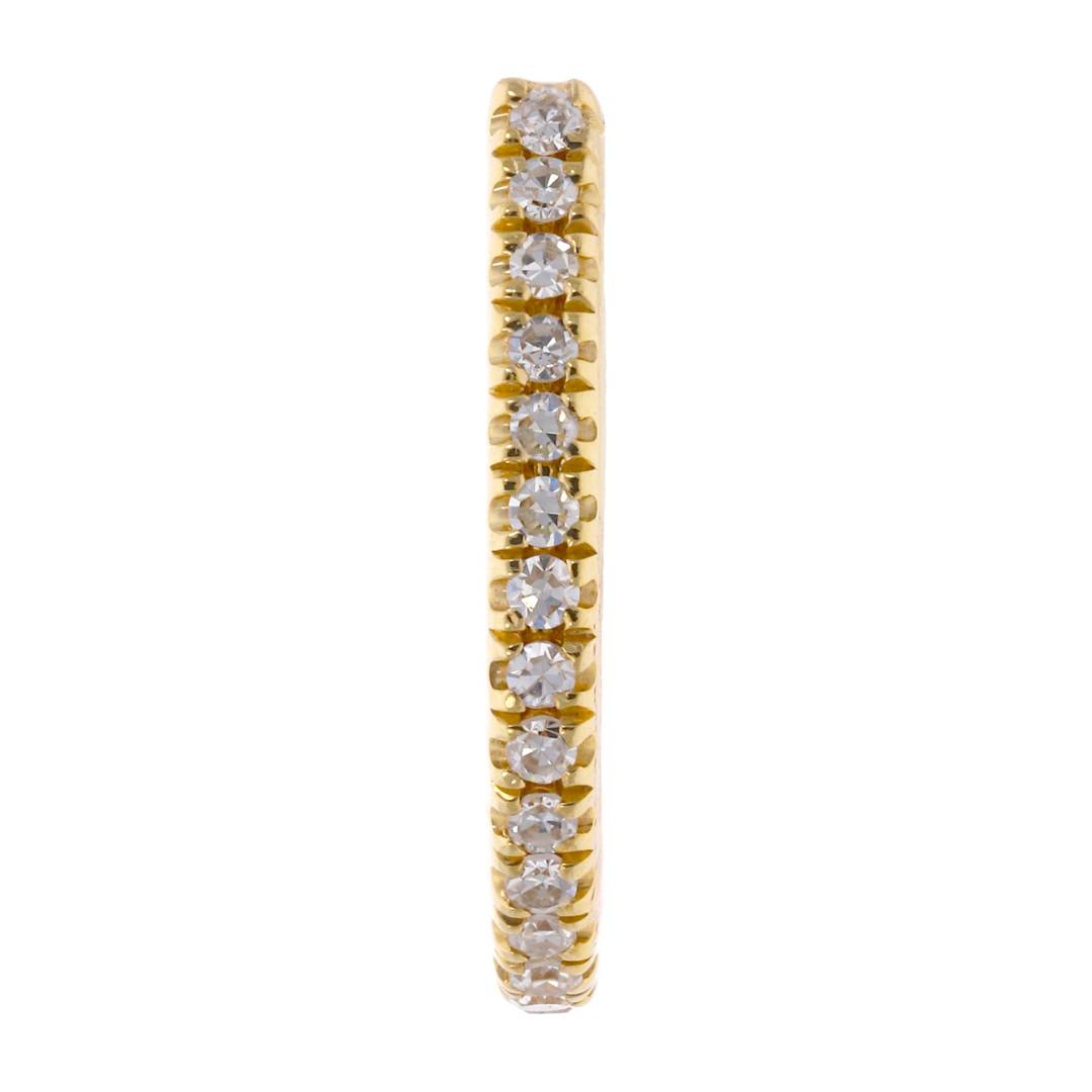 Earcuff diamantes oro amarillo 14K
