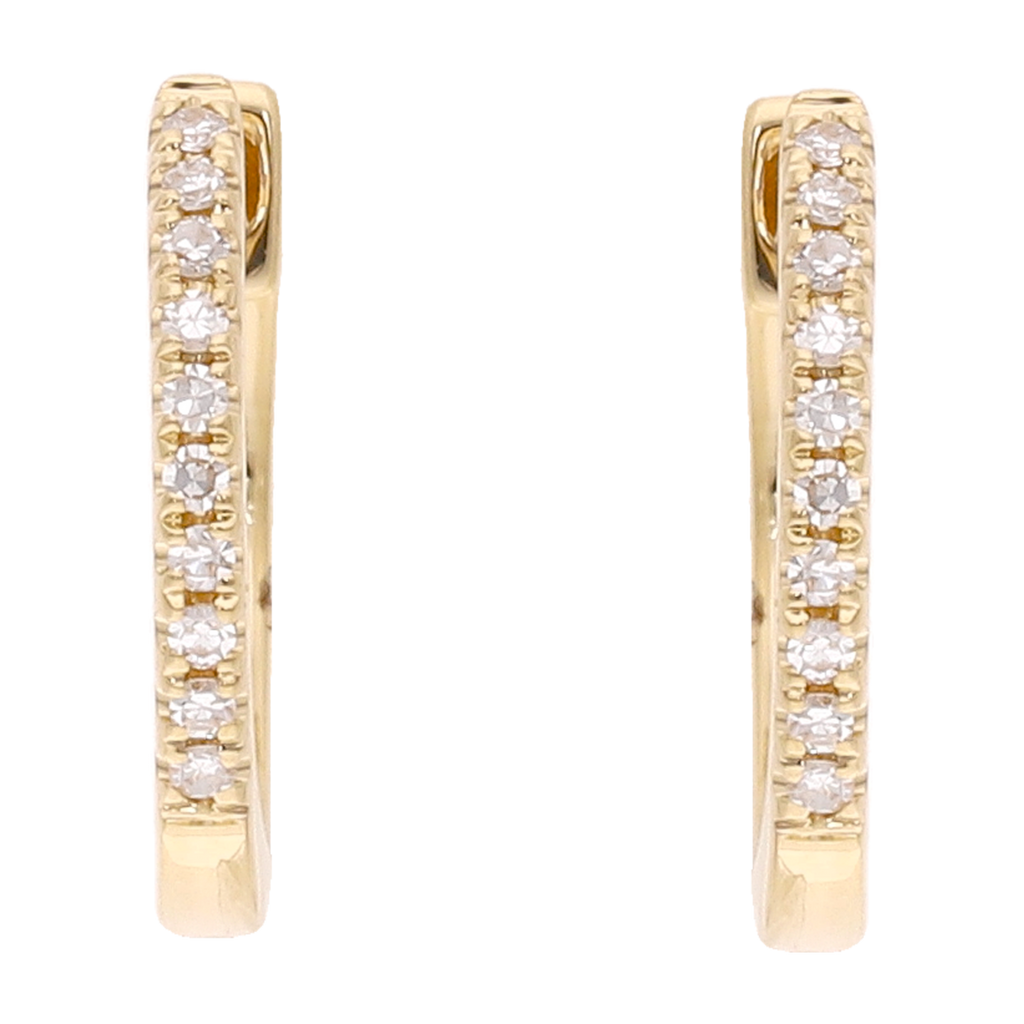 Huggies brillantes oro amarillo 14K