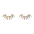 Earclimber trapecios 14K