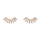 Earclimber trapecios 14K
