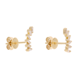Broquel sonrisa baguettes 14K