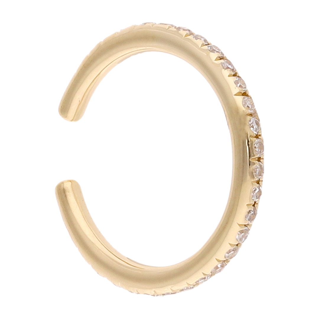 Earcuff diamantes oro amarillo 14K