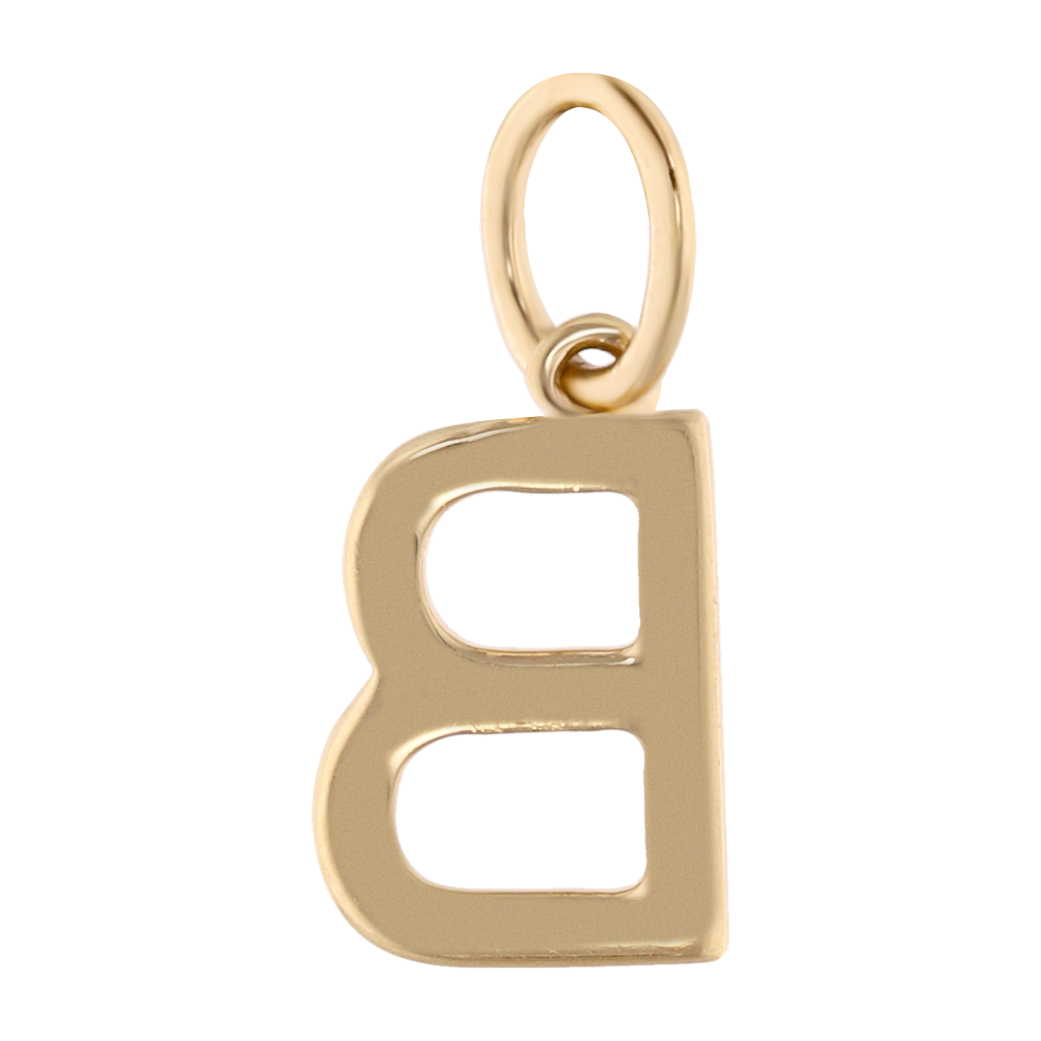 Dije inicial chica diamantes 14K