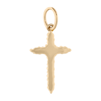 Cruz diamantes oro amarillo 14K