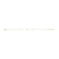 Pulsera letra diamantes 14K