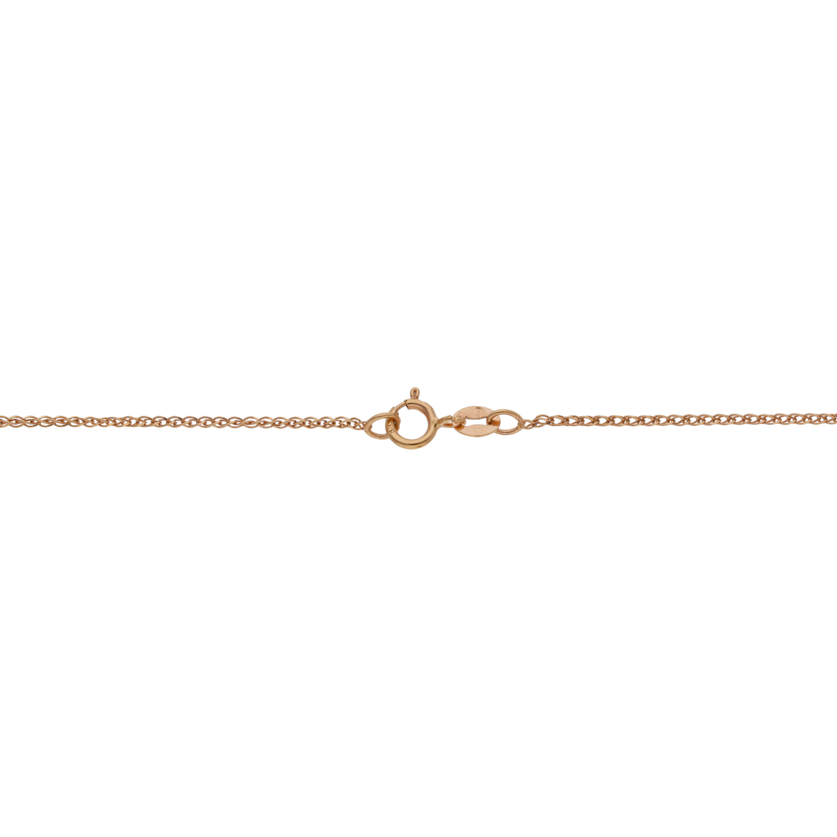 Collar turmalina rosa gota oro rosa 14K