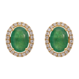 Broquel construíble esmeralda/rubí/zafiro 14K