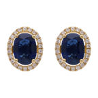 Broquel construíble esmeralda/rubí/zafiro 14K