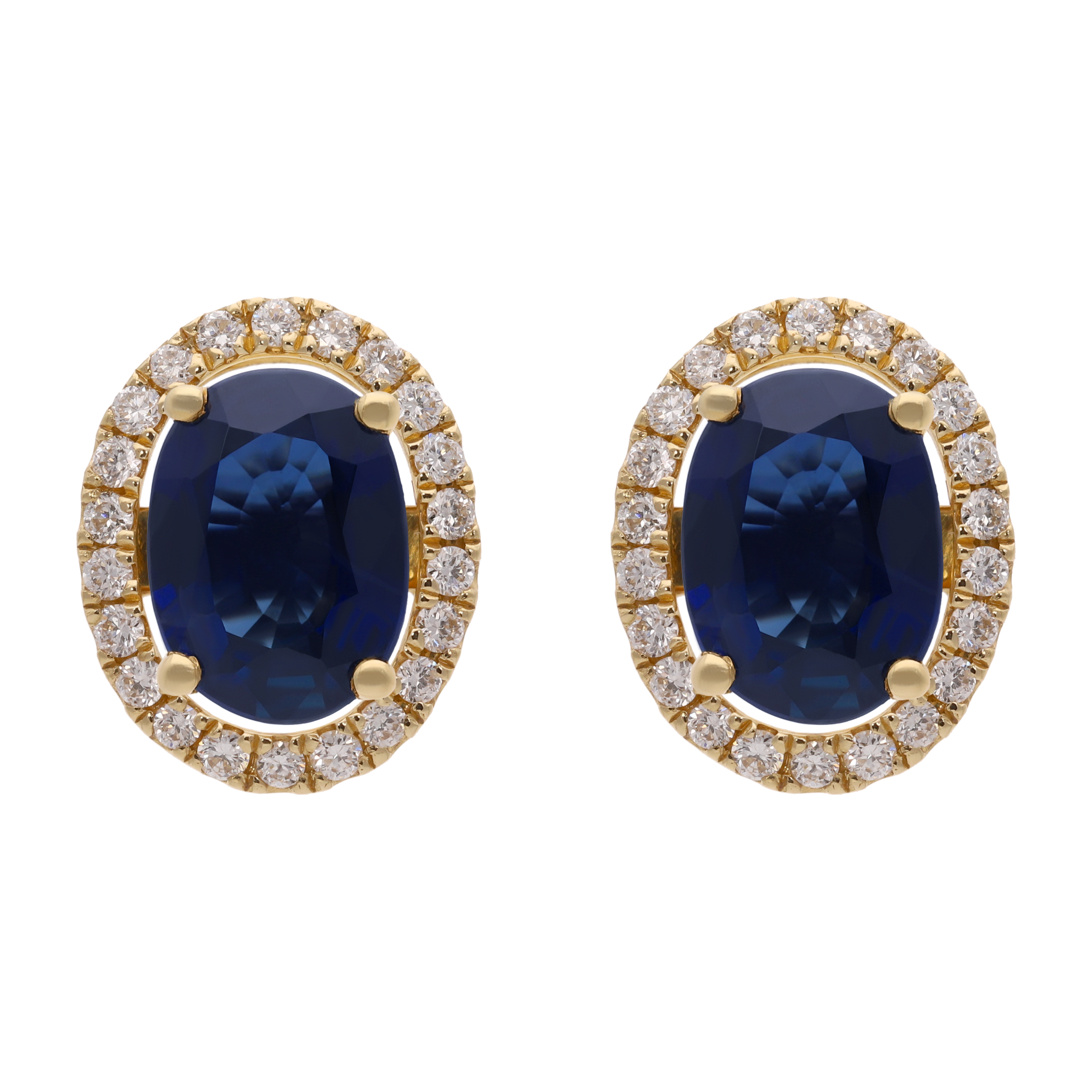 Broquel construíble esmeralda/rubí/zafiro 14K