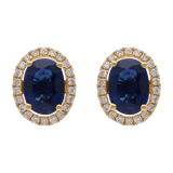 Broquel construíble esmeralda/rubí/zafiro 14K