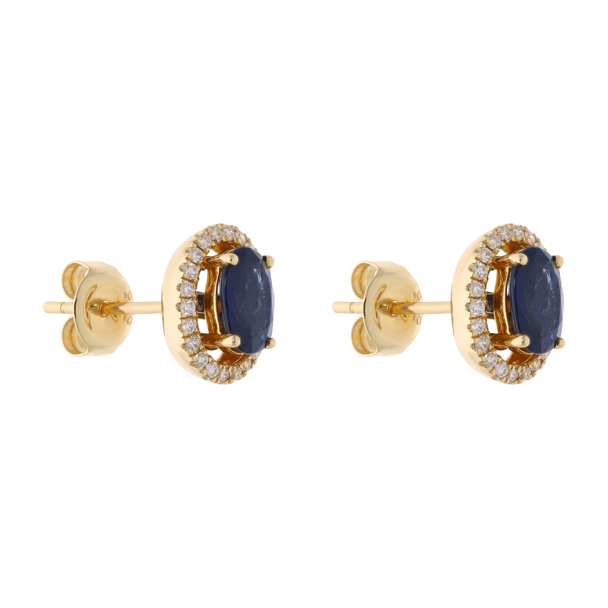 Broquel construíble esmeralda/rubí/zafiro 14K